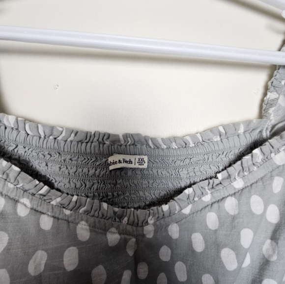 Abercrombie & Fitch Dot Smocked Top, XXL - Picture 9 of 9